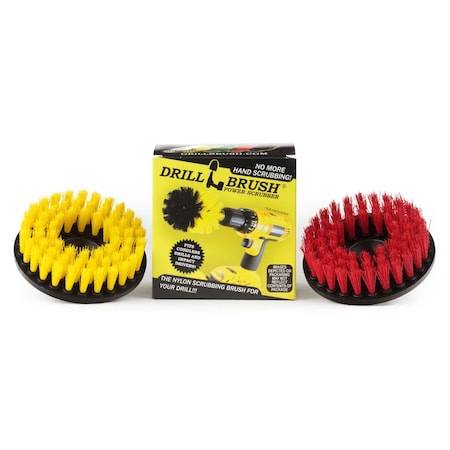 Drillbrush Bathroom Accessories - Bath Mat - Drill Brush - Power Scrubber 5in-S-RY-H-DB